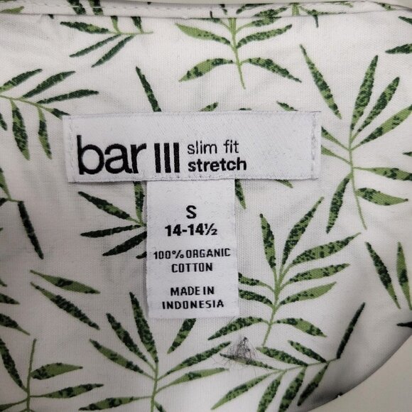 MEN'S Bar III Organic Cotton Long-Sleeve Button Down Shirt. Size Small. NWT... - Picture 3 of 9